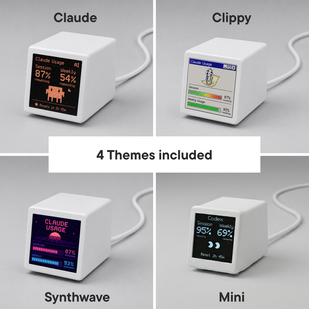 Vibe TV four included themes collage