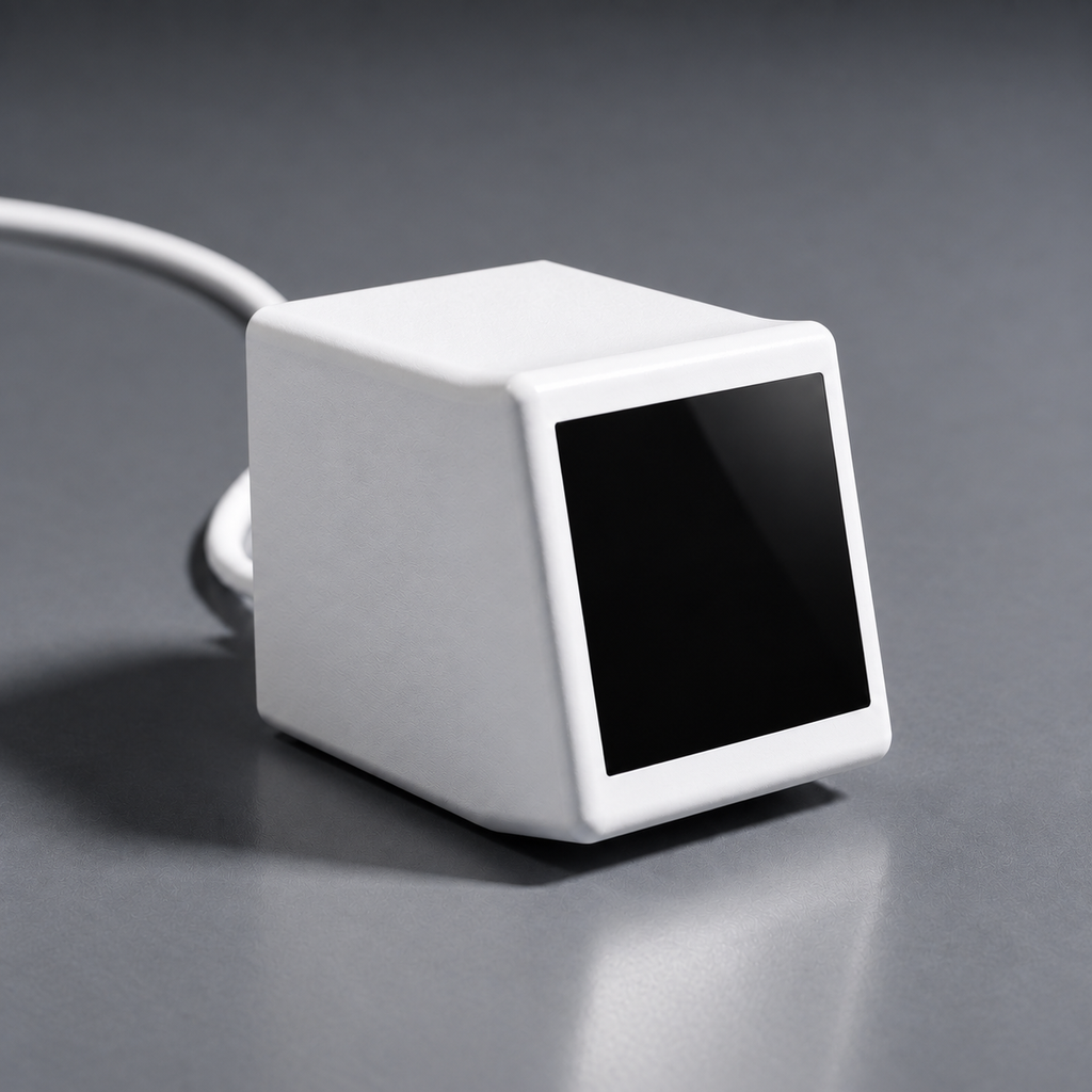 VibeTV front three-quarter view with the screen switched off