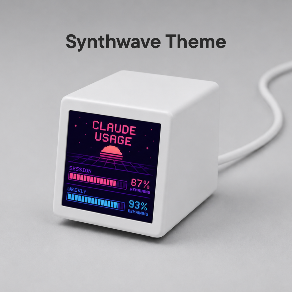 Vibe TV Synthwave theme